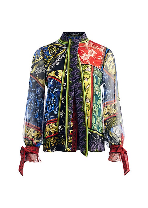 Silk Scarf Top