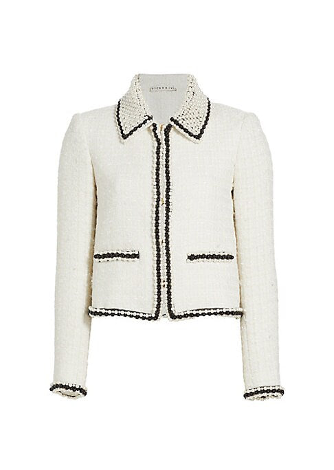 Beaded Tweed Chic Jacket