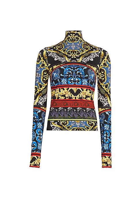 Ornate Turtleneck Pullover