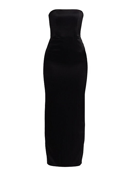 Chic Strapless Evening Gown