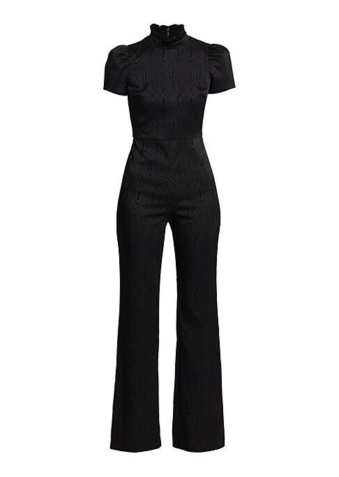 Ruffled Puff Sleeve Suit