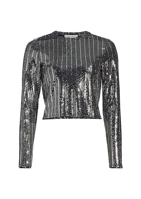 Shimmering Cropped Top