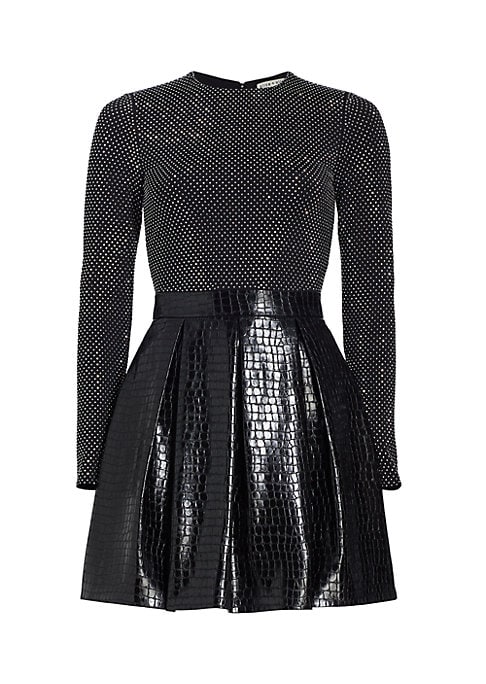 Crocodile Glam Minidress