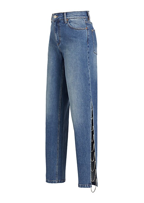 Crystal Side Split Jeans