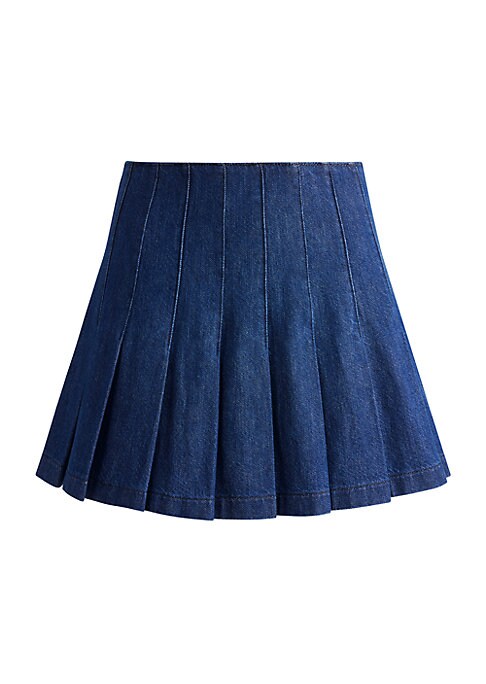 Pleated Denim Delight