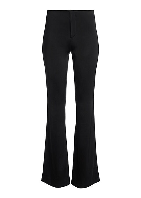 Satin Flare Trousers