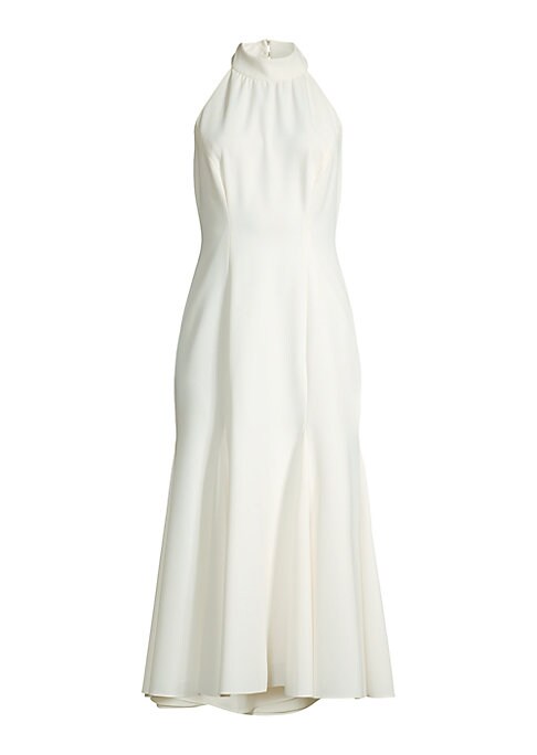 Chic Open-Back Midi Dress