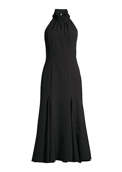 Sleek Open Back Midi Dress