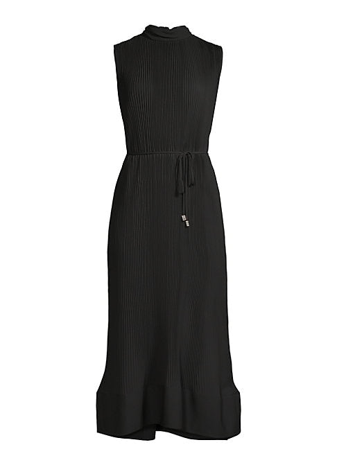 Ruffle Hem Midi Dress
