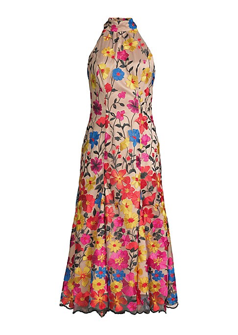 Floral Elegance Midi Dress