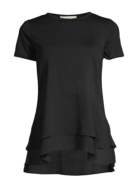 Tiered Hem Cotton Top