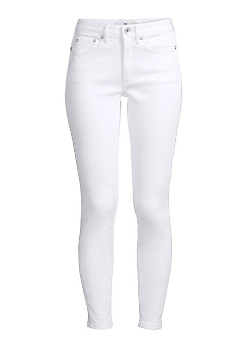 V-Design High-Waist Skinnies