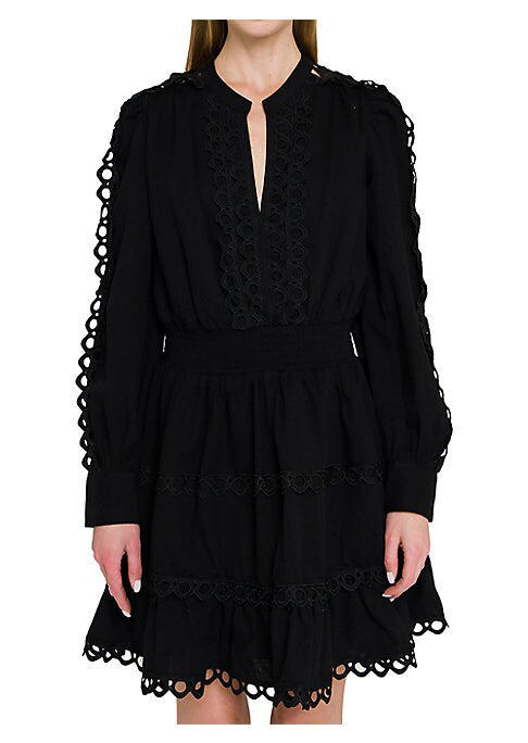 Charming Lace Mini Dress