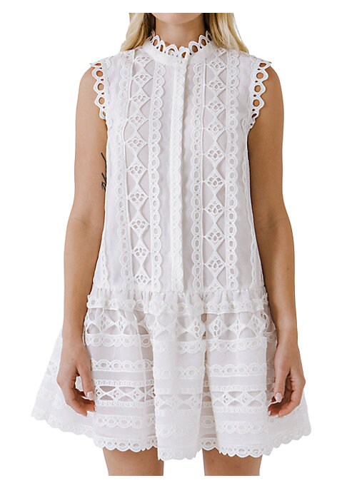 Chic Lace Flare Dress