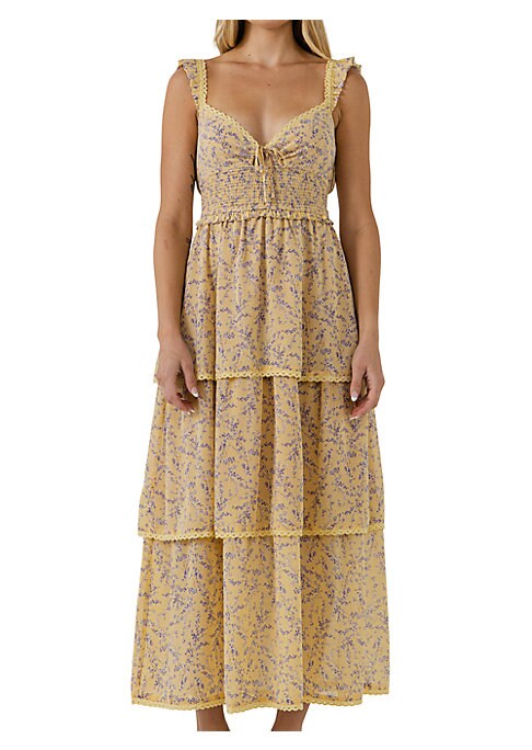 Charming Floral Gown