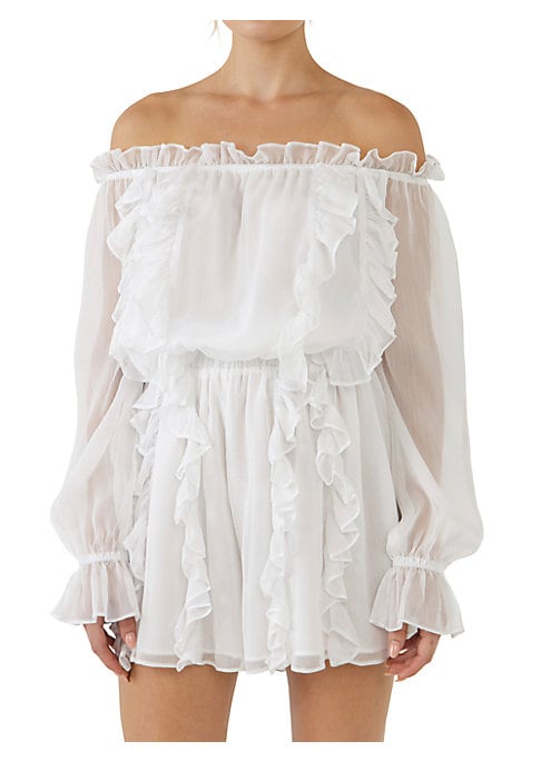Chic Summer Ruffle Romper