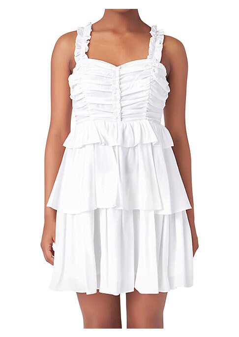 Ruffled Mini Party Dress
