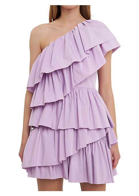 Flirty Ruffle Mini Dress