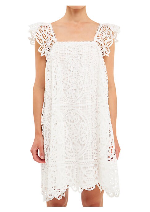 Lace Charm Mini Dress