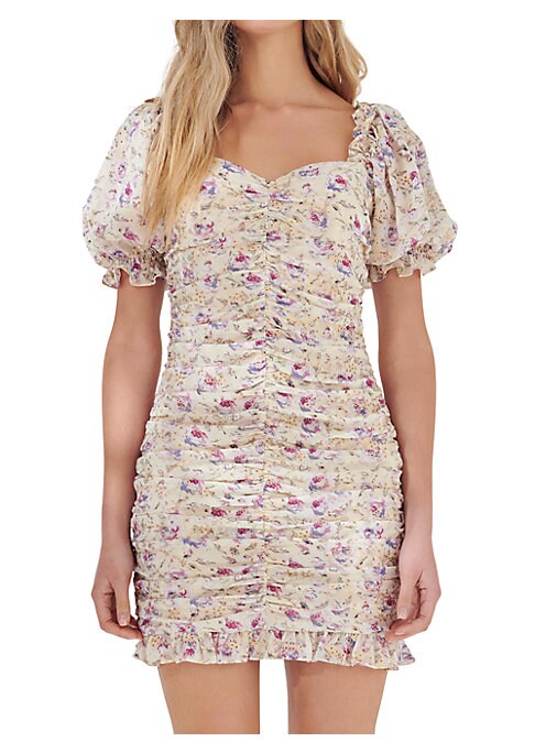 Sweet Puff Mini Dress