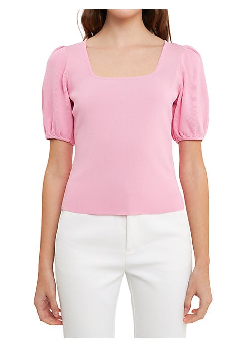 Vintage Puff Sleeve Top