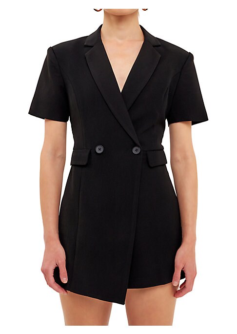 Chic Blazer Romper
