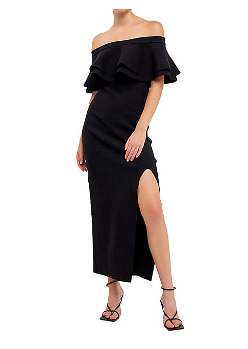 Ruffled Off-Shoulder Delight