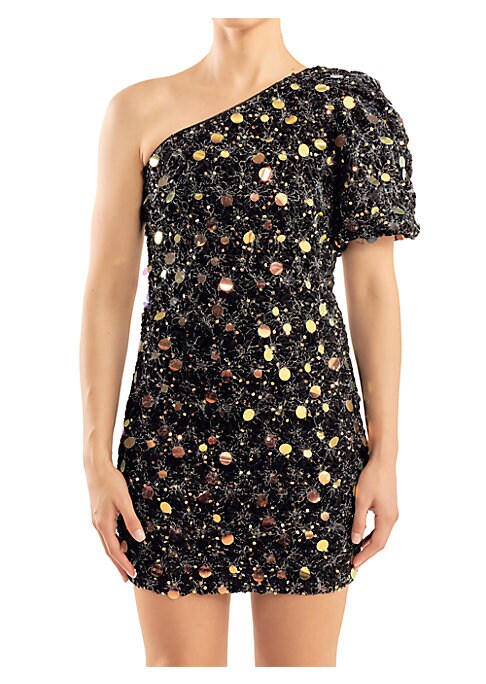 Glimmering One-Shoulder Delight
