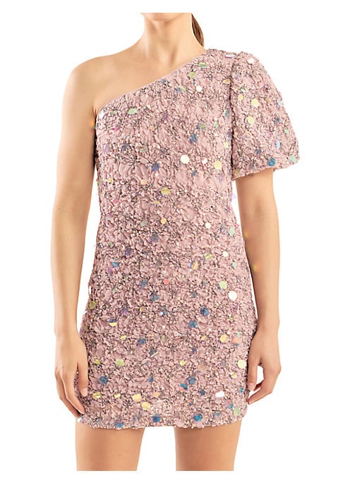 Sparkle Sleeve Mini Dress