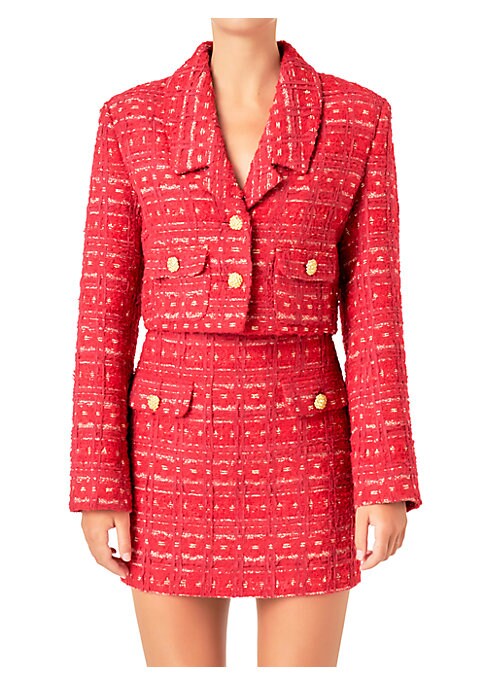 Chic Tweed Blazer