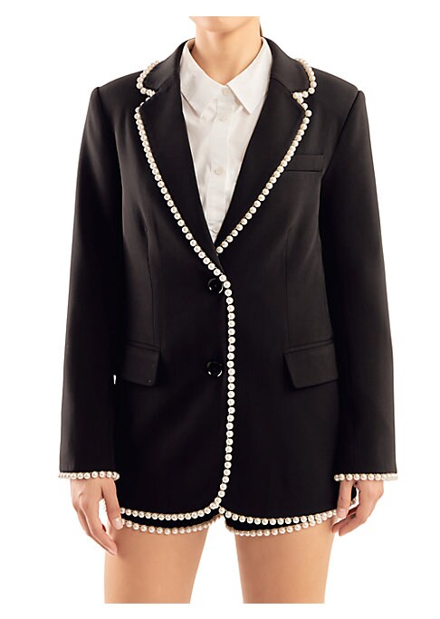 Chic Pearl Blazer