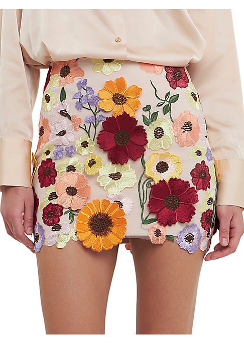 Embroidered Floral Delight