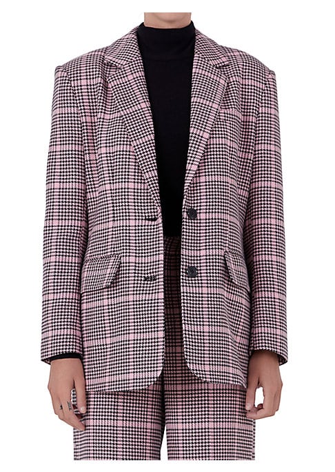Chic Houndstooth Jacket