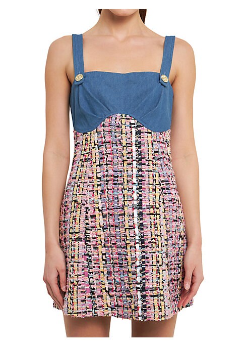 Chic Square Neck Dress