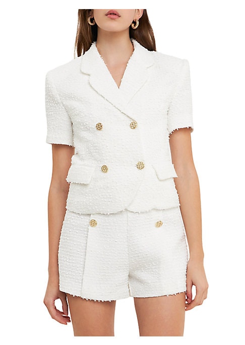 Chic Tweed Blazer
