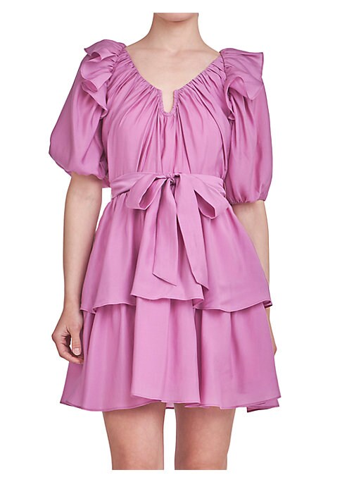 Chic Ruffle Mini Dress