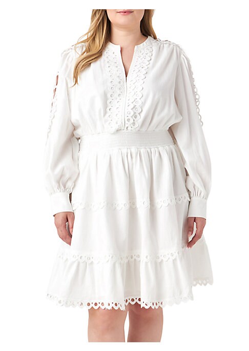 Charming Lace A-Line Dress