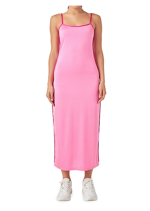 Chic Binding Midi Dress