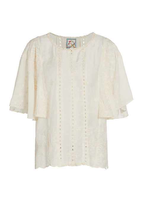 Embroidered Effortless Blouse