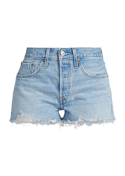 Vintage High-Rise Denim Shorts