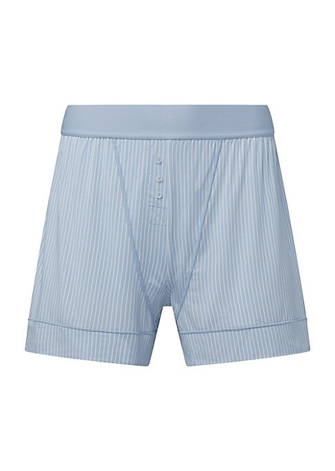 Chic Striped Lounge Shorts