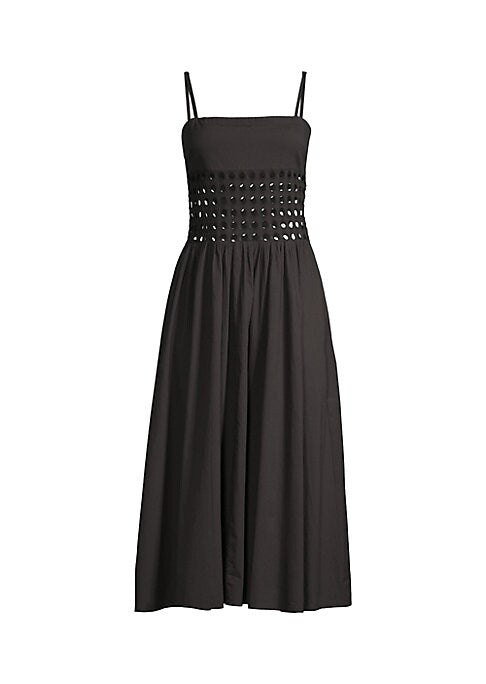 Chic Eyelet Cotton Dress