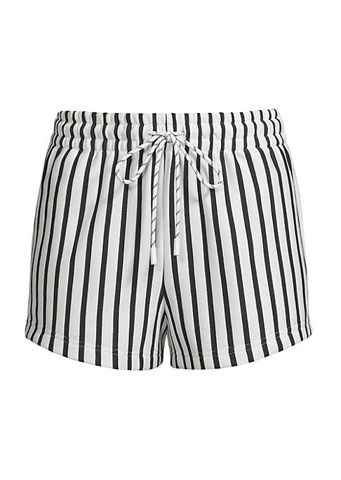 Casual Stripe Terry Shorts
