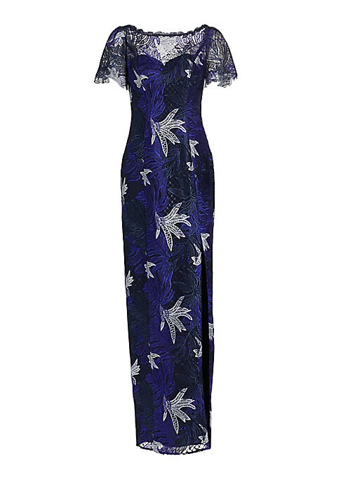 Lace Leaf Elegance Dress