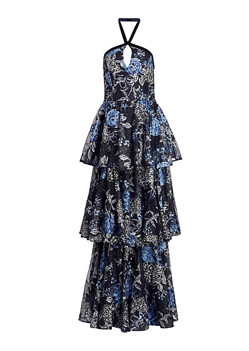 Blooming Halter Gown