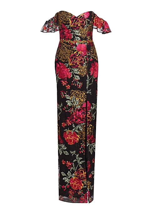 Floral Elegance Gown