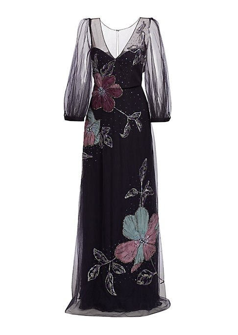 Floral Elegance Gown