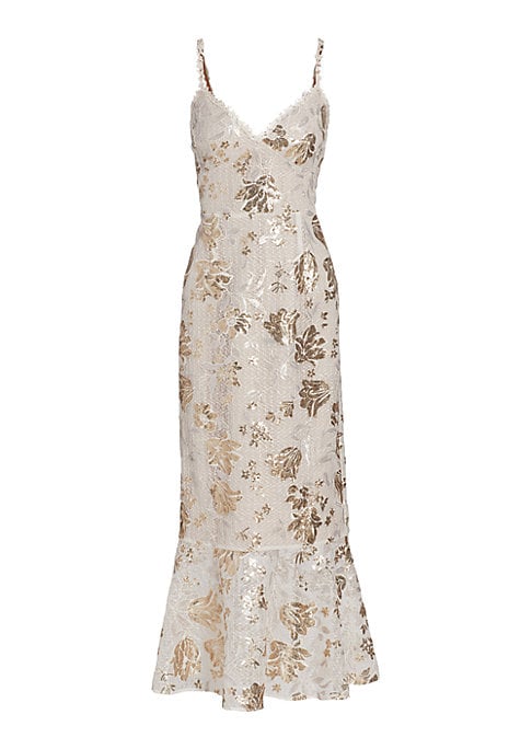 Glamourous Beaded Evening Dress