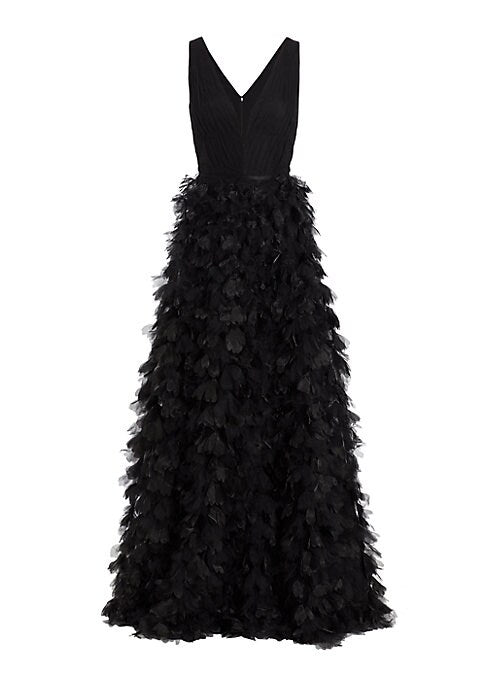 Elegant Pleat Gown