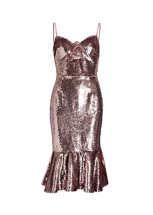 Floral Sequin Delight Dress